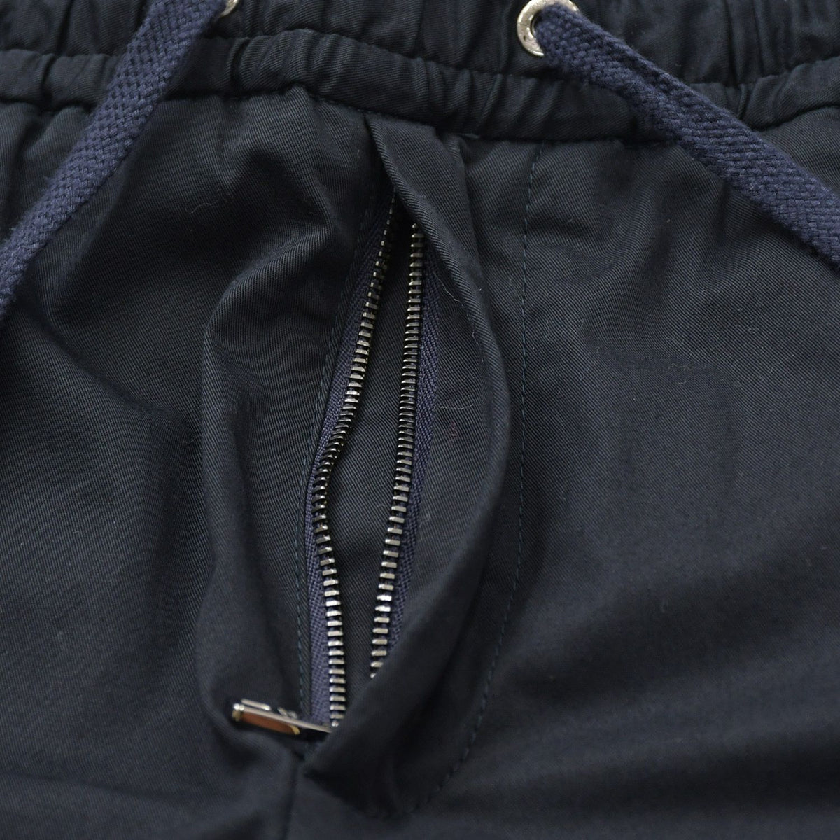 Dolce & Gabbana Drawstring Easy Pants with Zip Pocket Black Metal 48 — view 4
