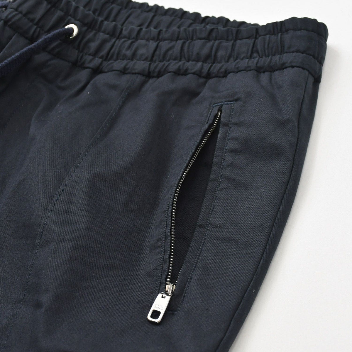 Dolce & Gabbana Drawstring Easy Pants with Zip Pocket Black Metal 48 — view 5