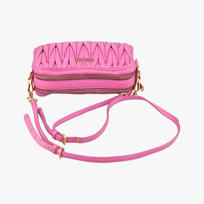 Miu Miu Matelasse Pink Leather — view 8