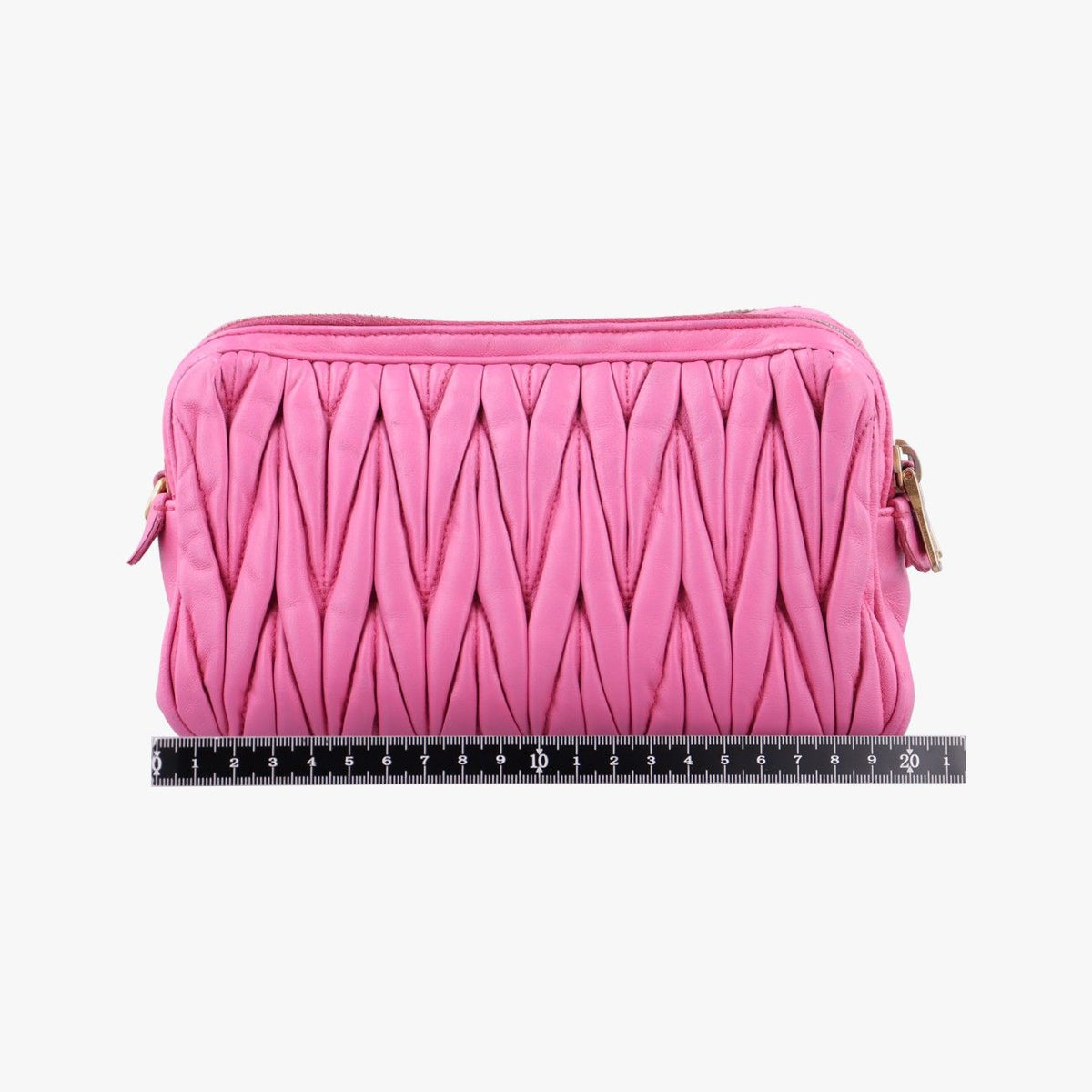 Miu Miu Matelasse Pink Leather — view 2