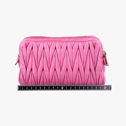 Miu Miu Matelasse Pink Leather — view 2