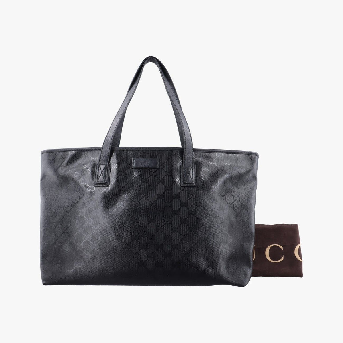 Gucci GG Supreme Black Leather