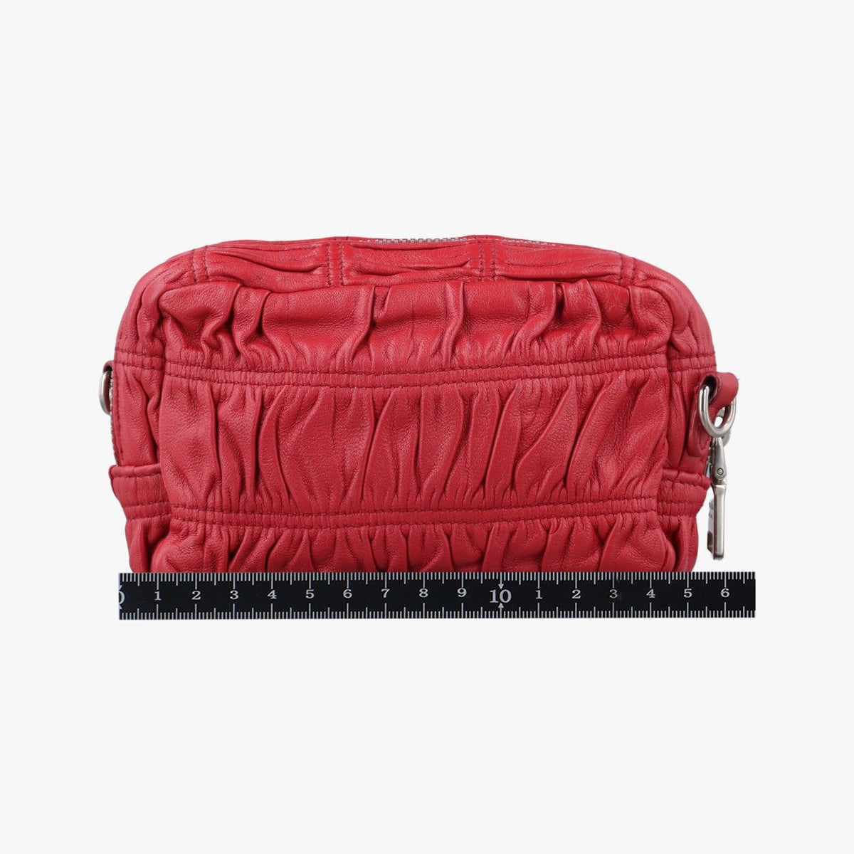 Prada Gather Mini Red Leather 53 — view 2