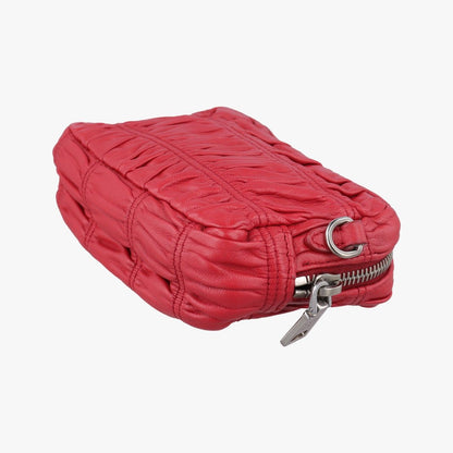 Prada Gather Mini Red Leather 53 — view 6