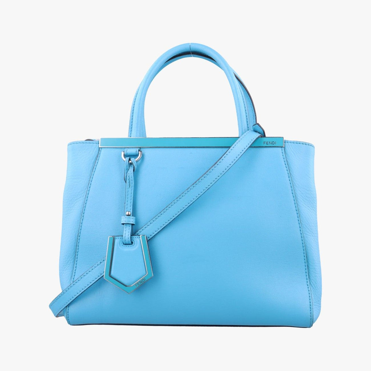 Fendi Petit Toujours Blue Leather