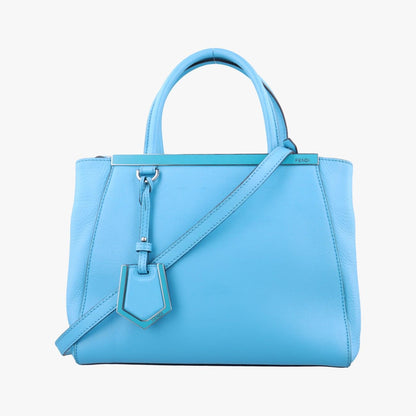 Fendi Petit Toujours Blue Leather