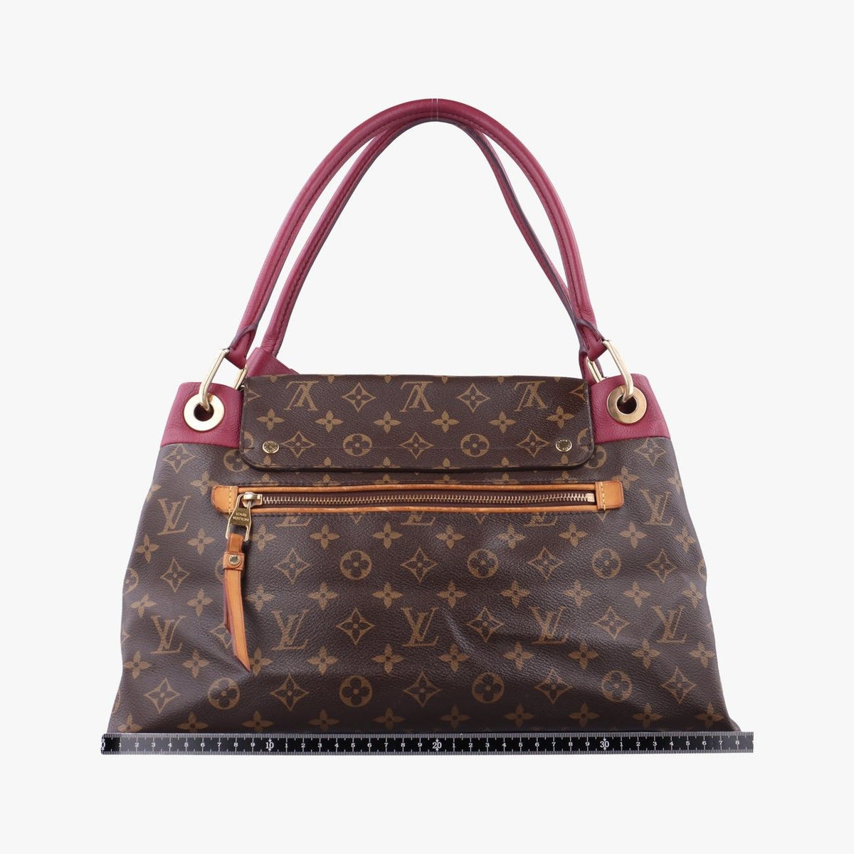 Louis Vuitton Olympe Monogram Brown Aurore Canvas Calfskin — view 2