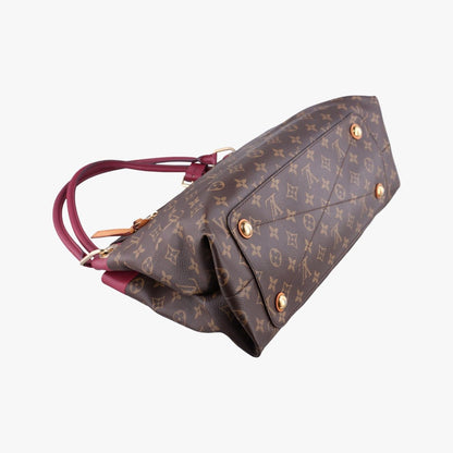 Louis Vuitton Olympe Monogram Brown Aurore Canvas Calfskin — view 7