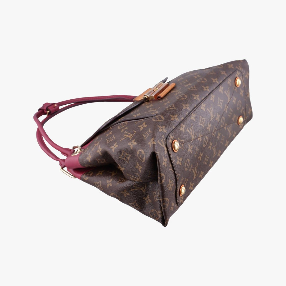 Louis Vuitton Olympe Monogram Brown Aurore Canvas Calfskin — view 5