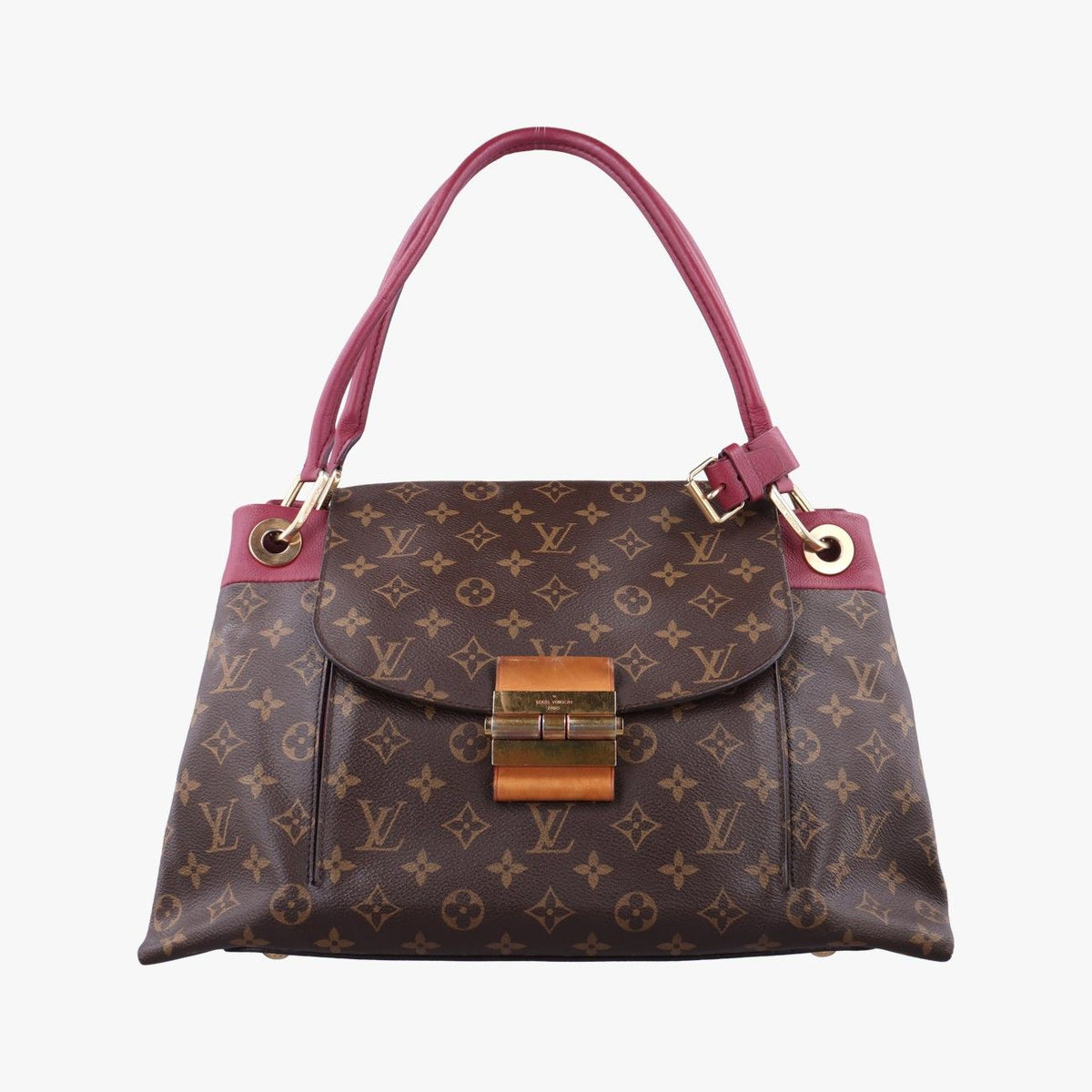 Louis Vuitton Olympe Monogram Brown Aurore Canvas Calfskin