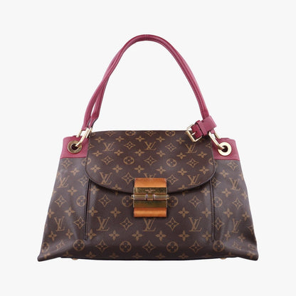 Louis Vuitton Olympe Monogram Brown Aurore Canvas Calfskin