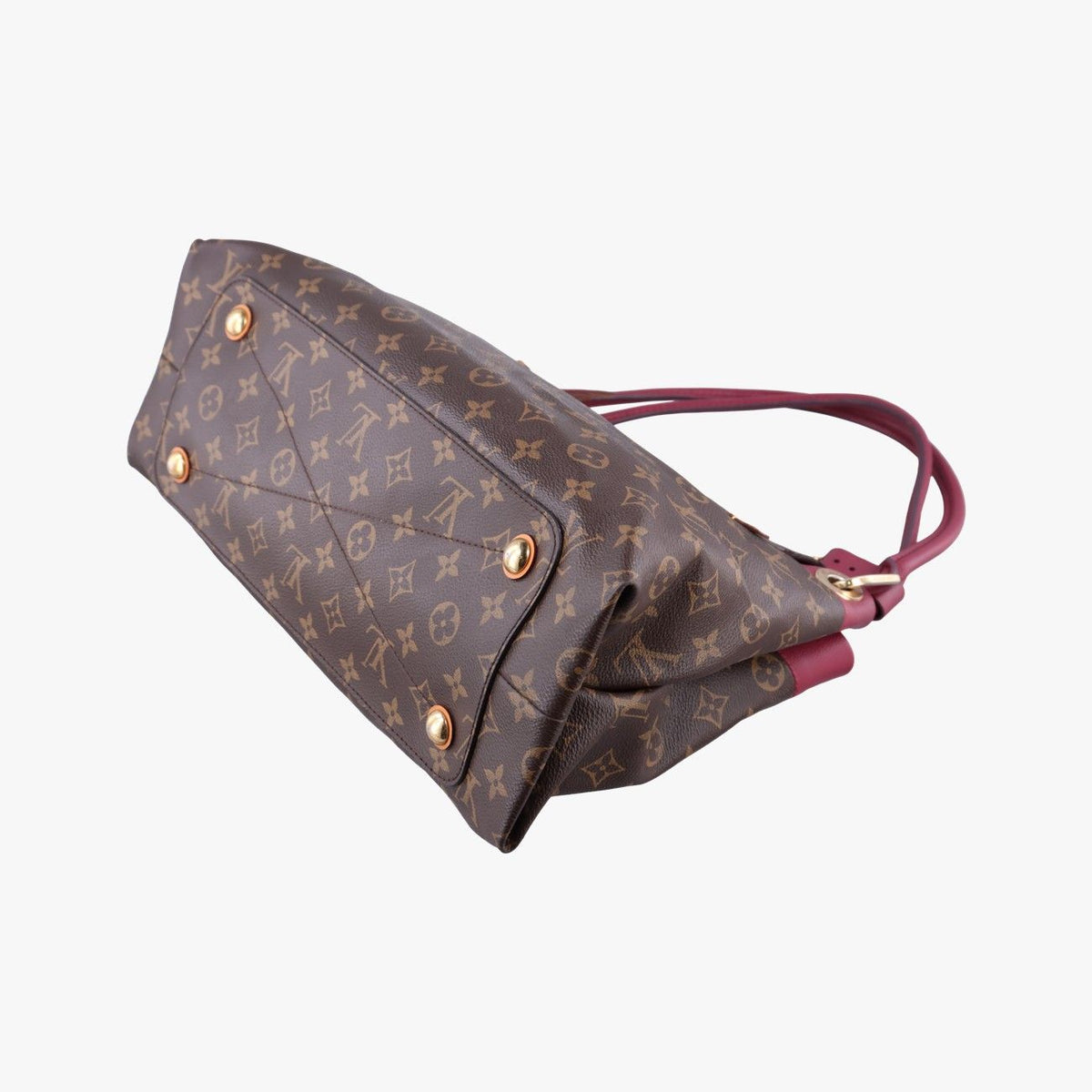 Louis Vuitton Olympe Monogram Brown Aurore Canvas Calfskin — view 6