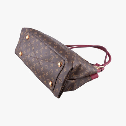 Louis Vuitton Olympe Monogram Brown Aurore Canvas Calfskin — view 6