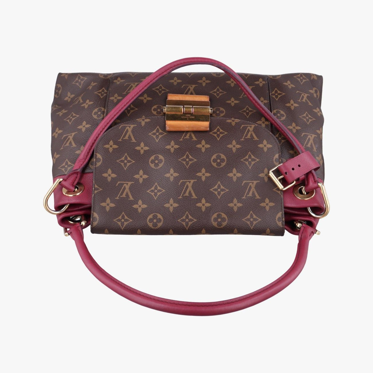 Louis Vuitton Olympe Monogram Brown Aurore Canvas Calfskin — view 8
