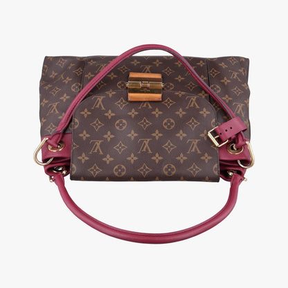 Louis Vuitton Olympe Monogram Brown Aurore Canvas Calfskin — view 8