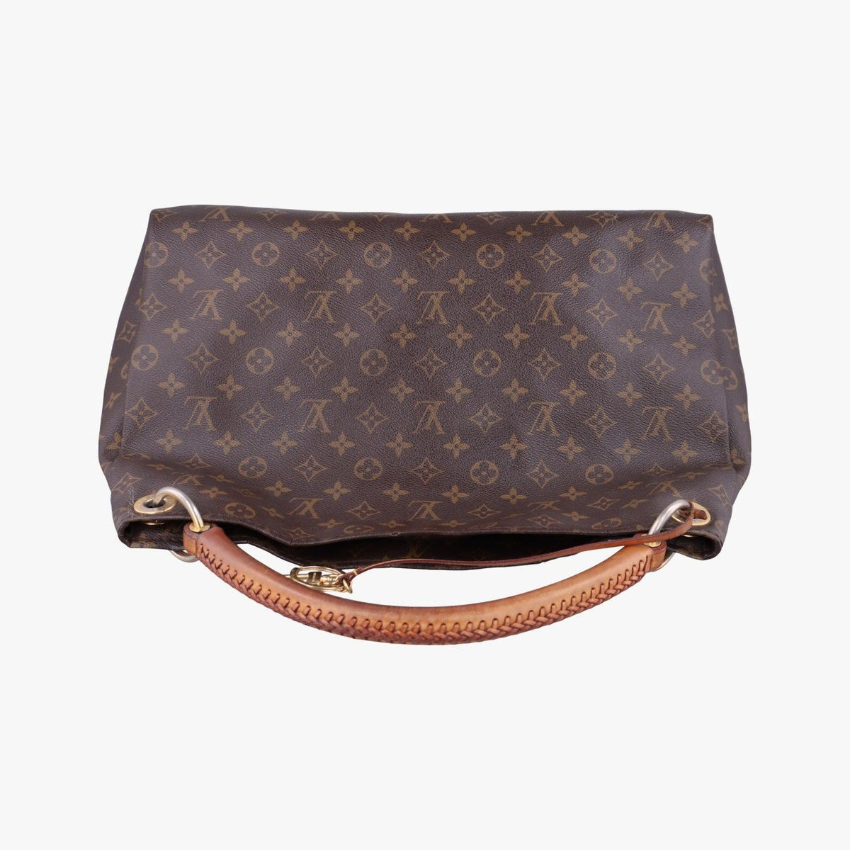 Louis Vuitton Artsy MM Monogram Brown Canvas Shoulder Bag — view 8
