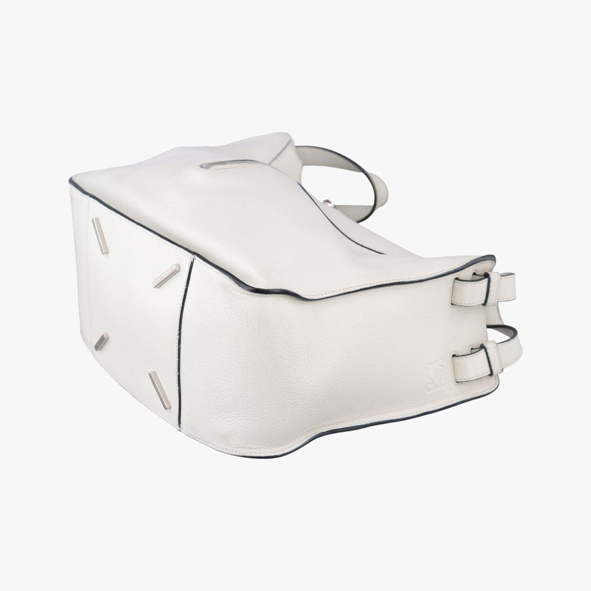 Loewe Hammock White Leather 61 Shoulder Bag — view 6