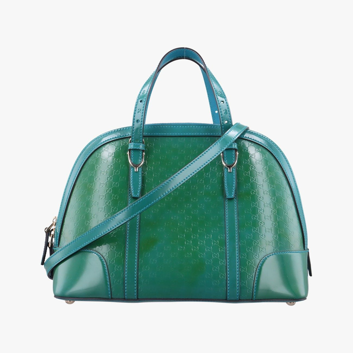 Gucci Micro Guccissima Green Patent
