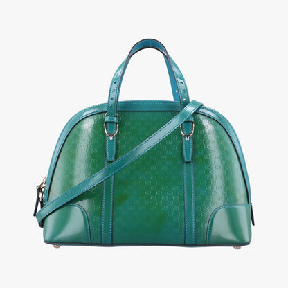 Gucci Micro Guccissima Green Patent