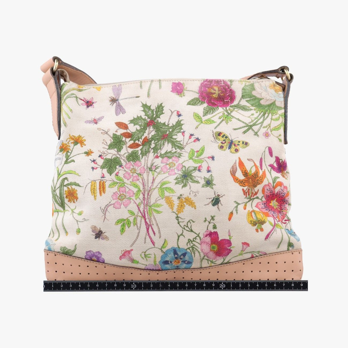 Gucci Flora Multicolor Ivory Canvas Leather — view 2