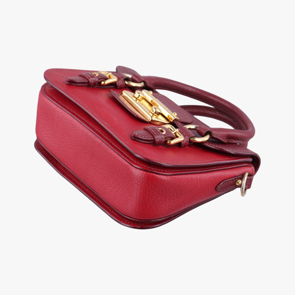 Miu Miu Madras Red Leather — view 4