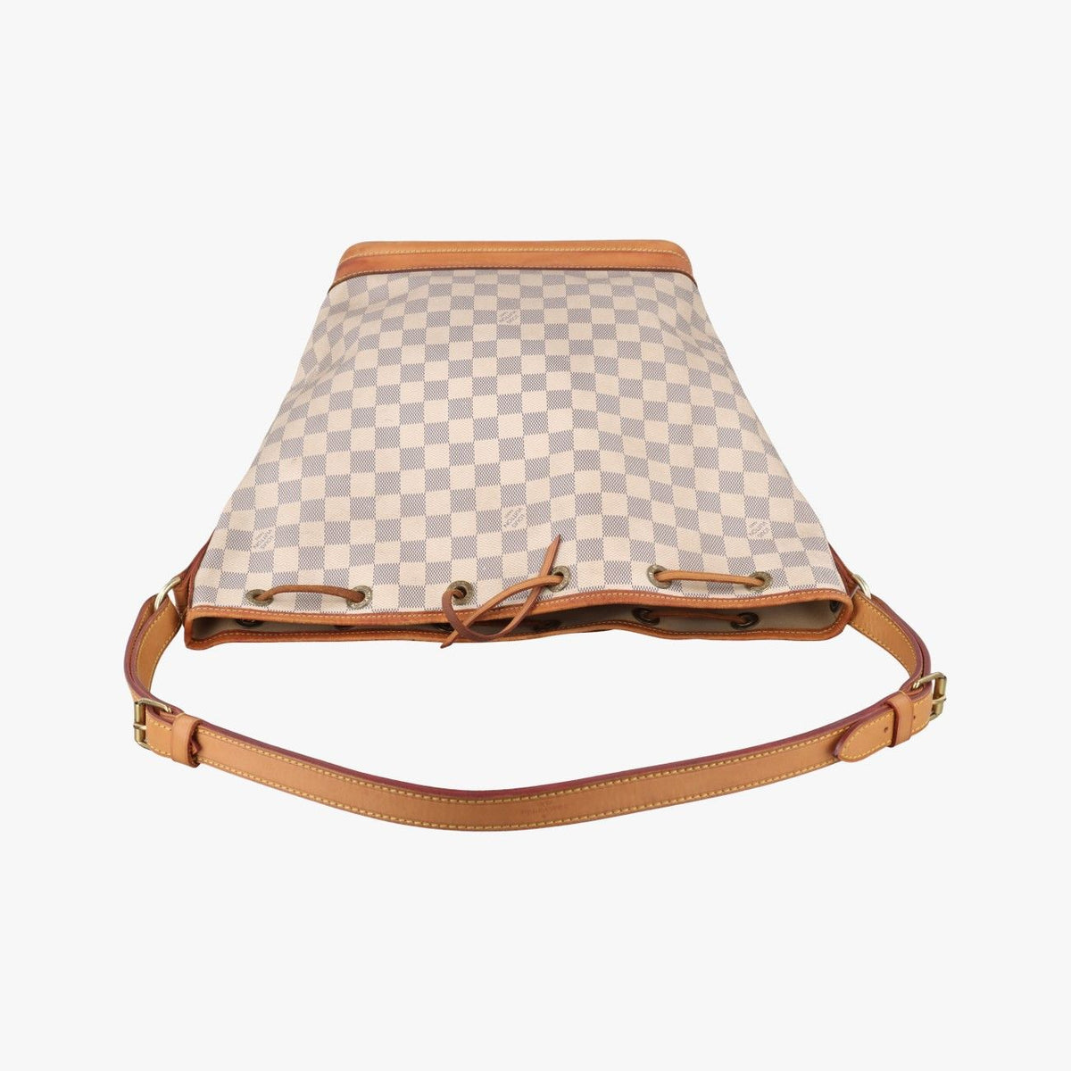Louis Vuitton Noe Azur Damier Canvas Bucket Bag — view 8