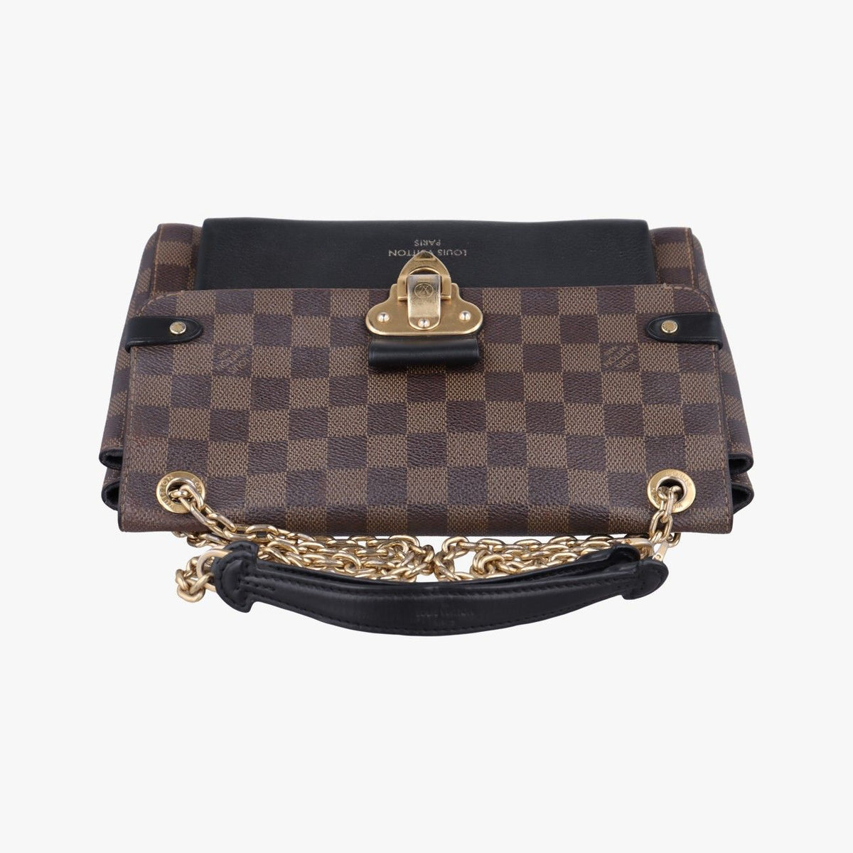 Louis Vuitton Vavin PM Ebene Noir Damier Canvas Calfskin — view 8