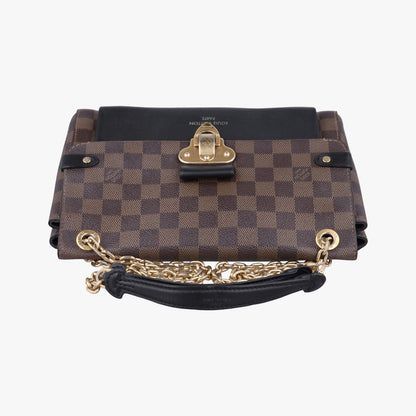 Louis Vuitton Vavin PM Ebene Noir Damier Canvas Calfskin — view 8