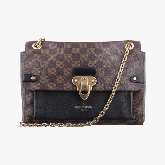 Louis Vuitton Vavin PM Ebene Noir Damier Canvas Calfskin