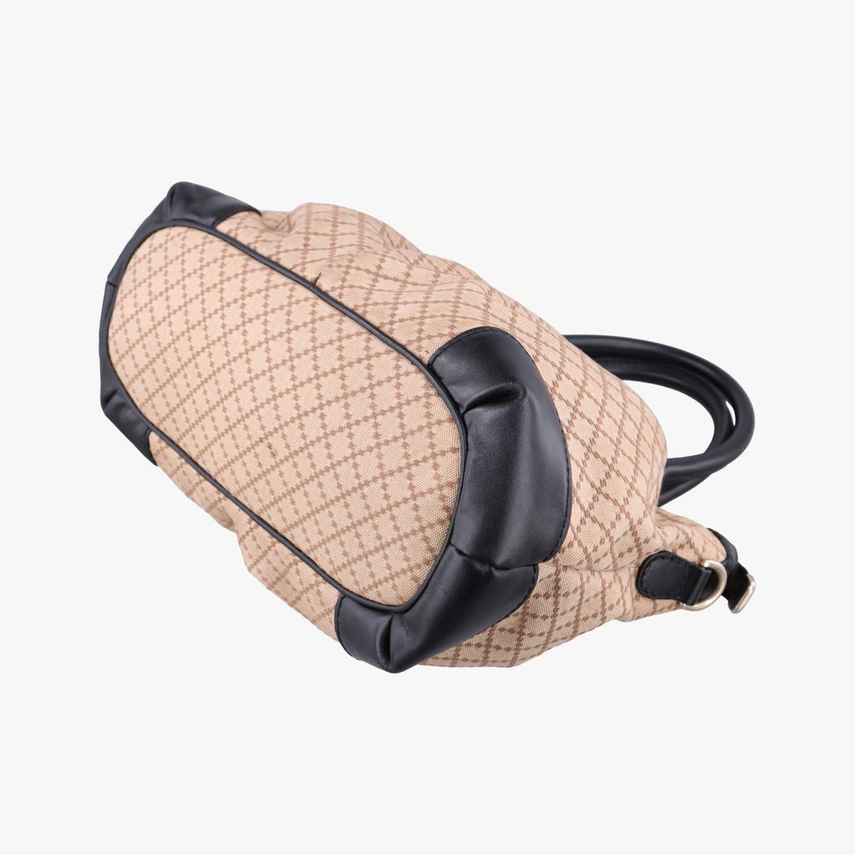 Gucci Sukey Diamante Beige Black Canvas Leather — view 6