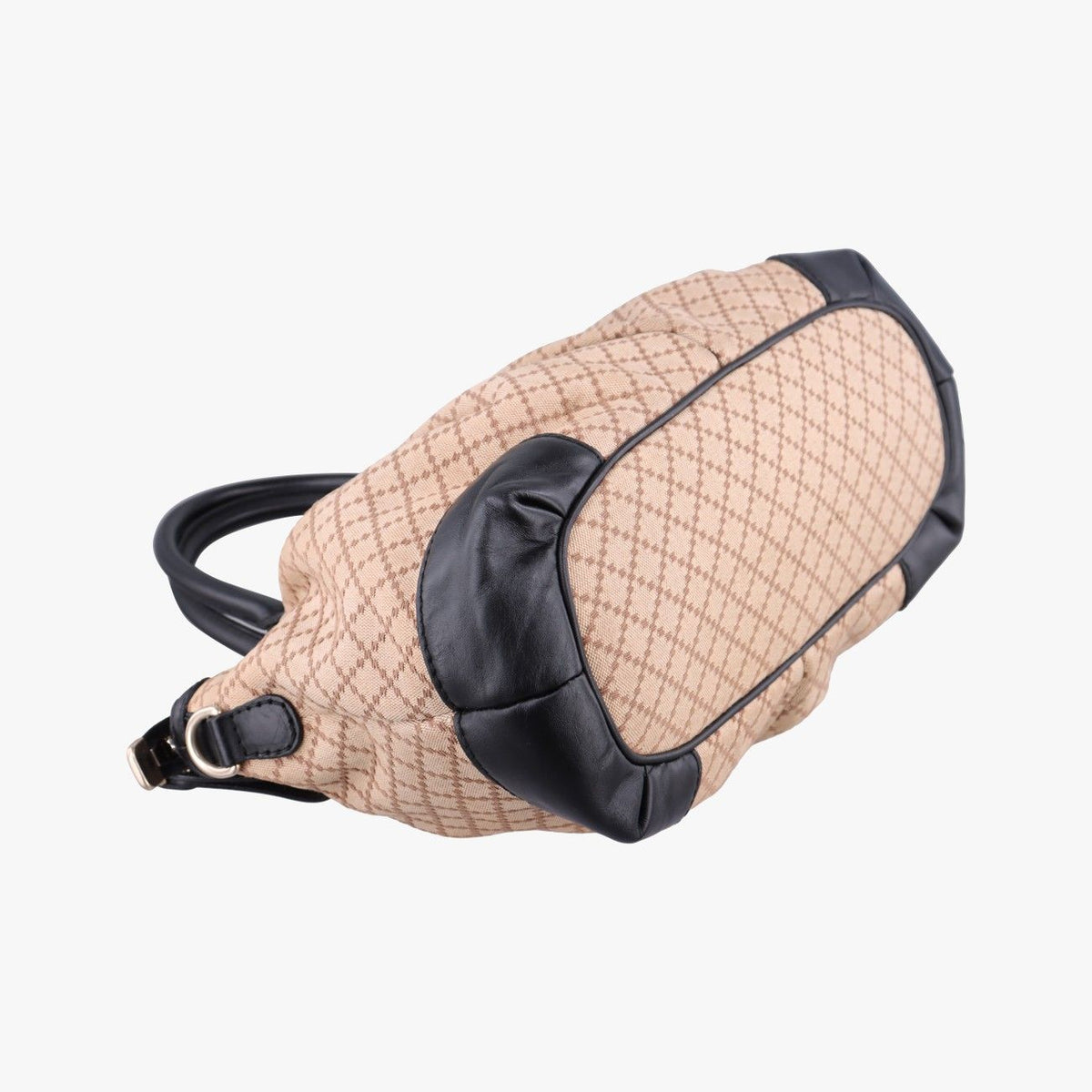 Gucci Sukey Diamante Beige Black Canvas Leather — view 7