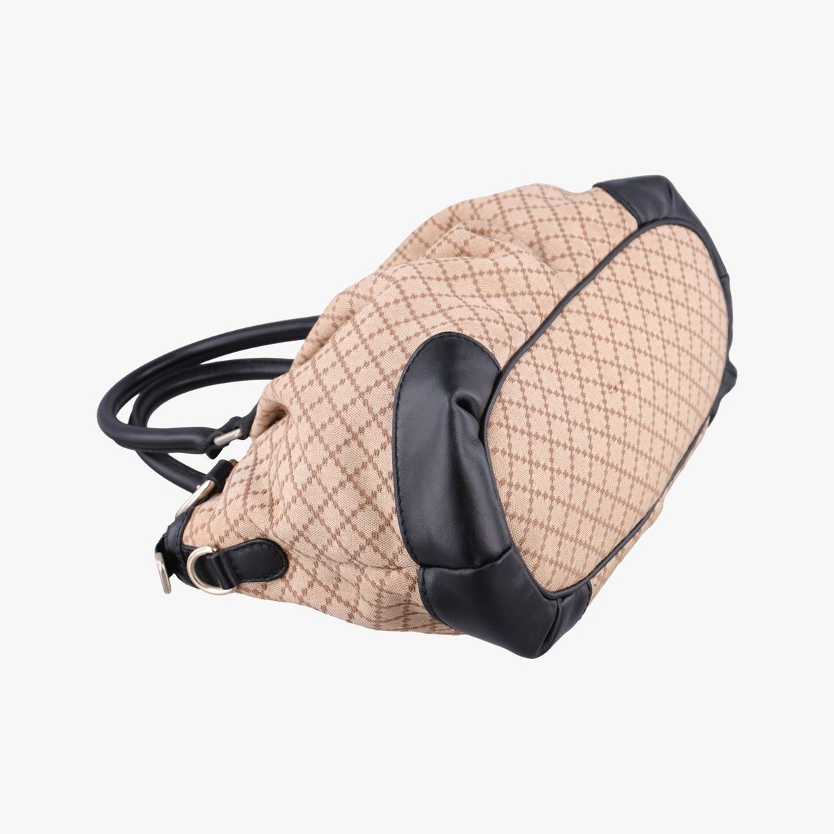 Gucci Sukey Diamante Beige Black Canvas Leather — view 5