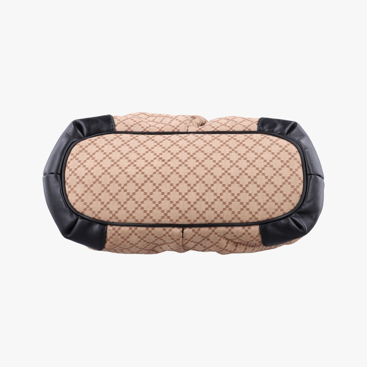 Gucci Sukey Diamante Beige Black Canvas Leather — view 3