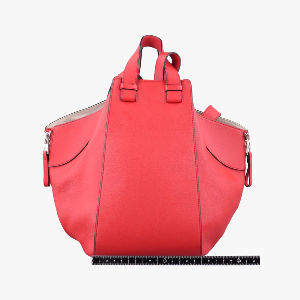 Loewe Hammock Red Leather Shoulder Bag — view 2