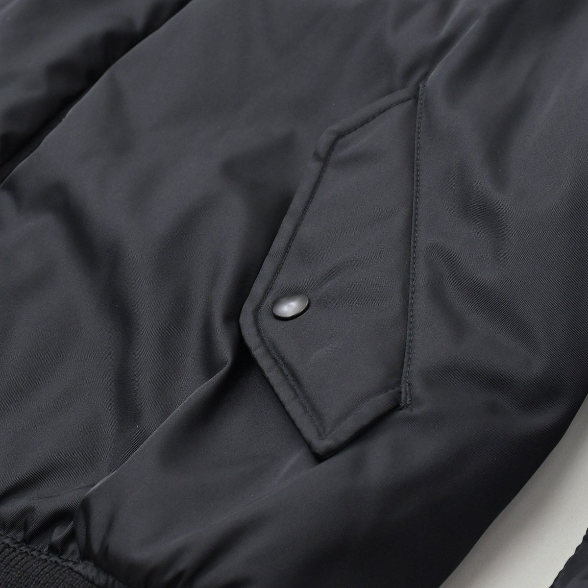 Prada Re-Nylon Bomber Jacket Black Orange Mini Pouch Raf Simons XS — view 7