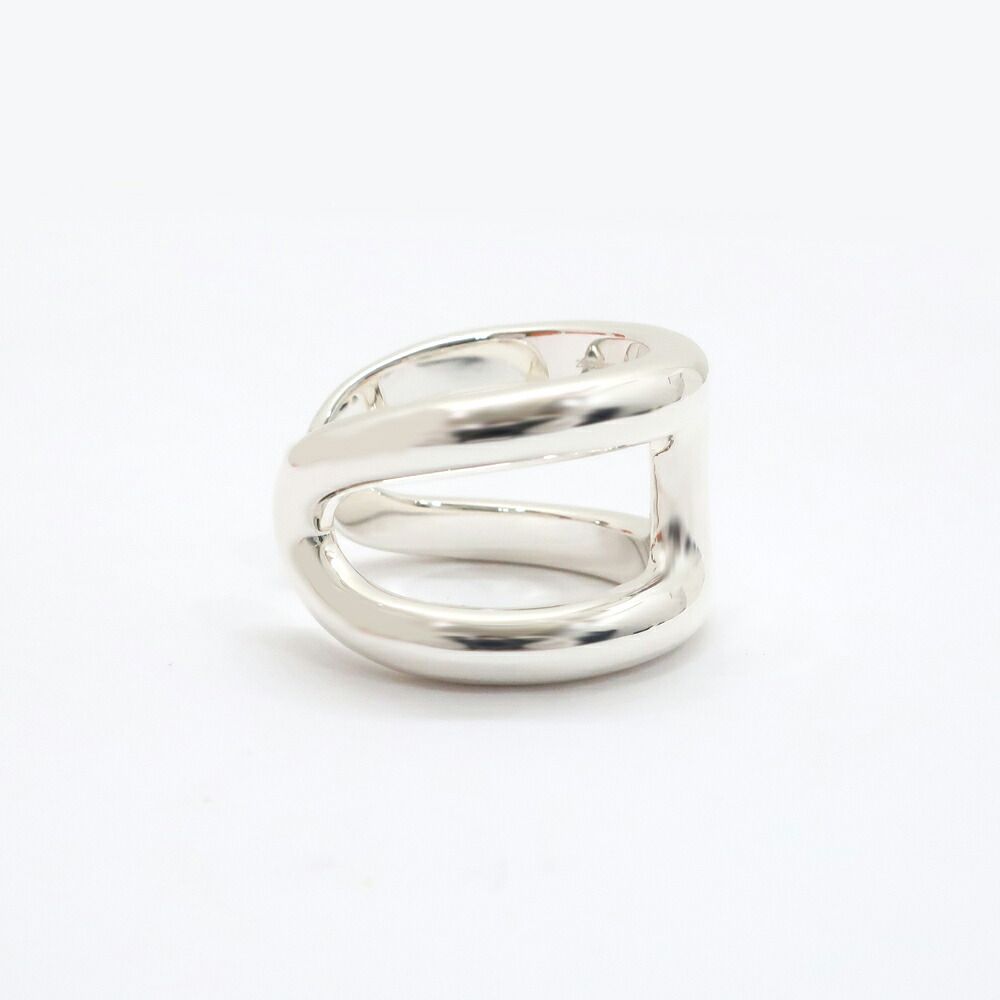 Hermes Osmose Ring GM Large 60 Silver — view 3