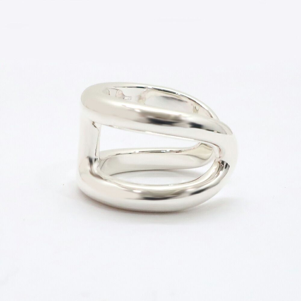 Hermes Osmose Ring GM Large 60 Silver — view 2