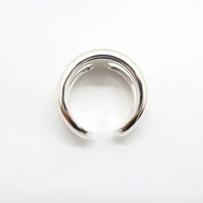 Hermes Osmose Ring GM Large 60 Silver — view 8
