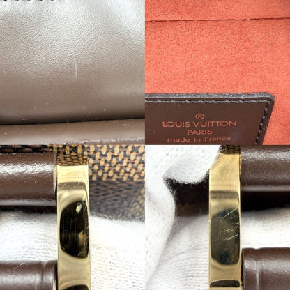 Louis Vuitton Handbag Damier Sarria Horizontal Canvas Brown Gold — view 6