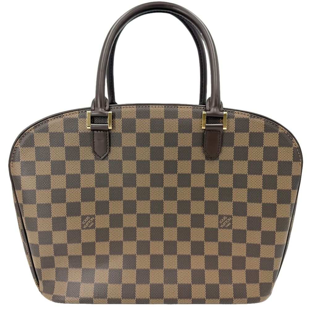Louis Vuitton Handbag Damier Sarria Horizontal Canvas Brown Gold — view 2