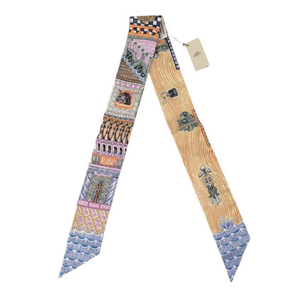 Hermes Scarf Twilly Super Silk Quest Items Multicolor — view 2