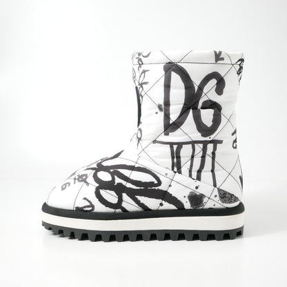 Dolce & Gabbana Boots Quilted Short DG Rubber Logo — view 2