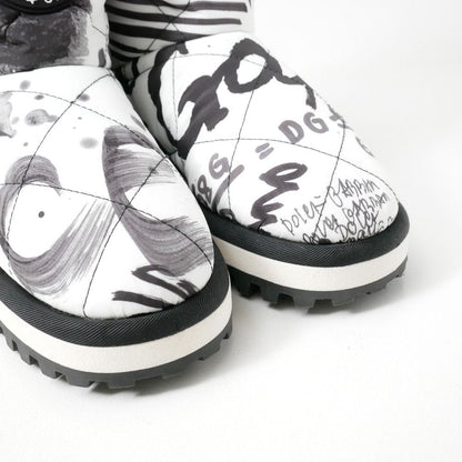 Dolce & Gabbana Boots Quilted Short DG Rubber Logo — view 4