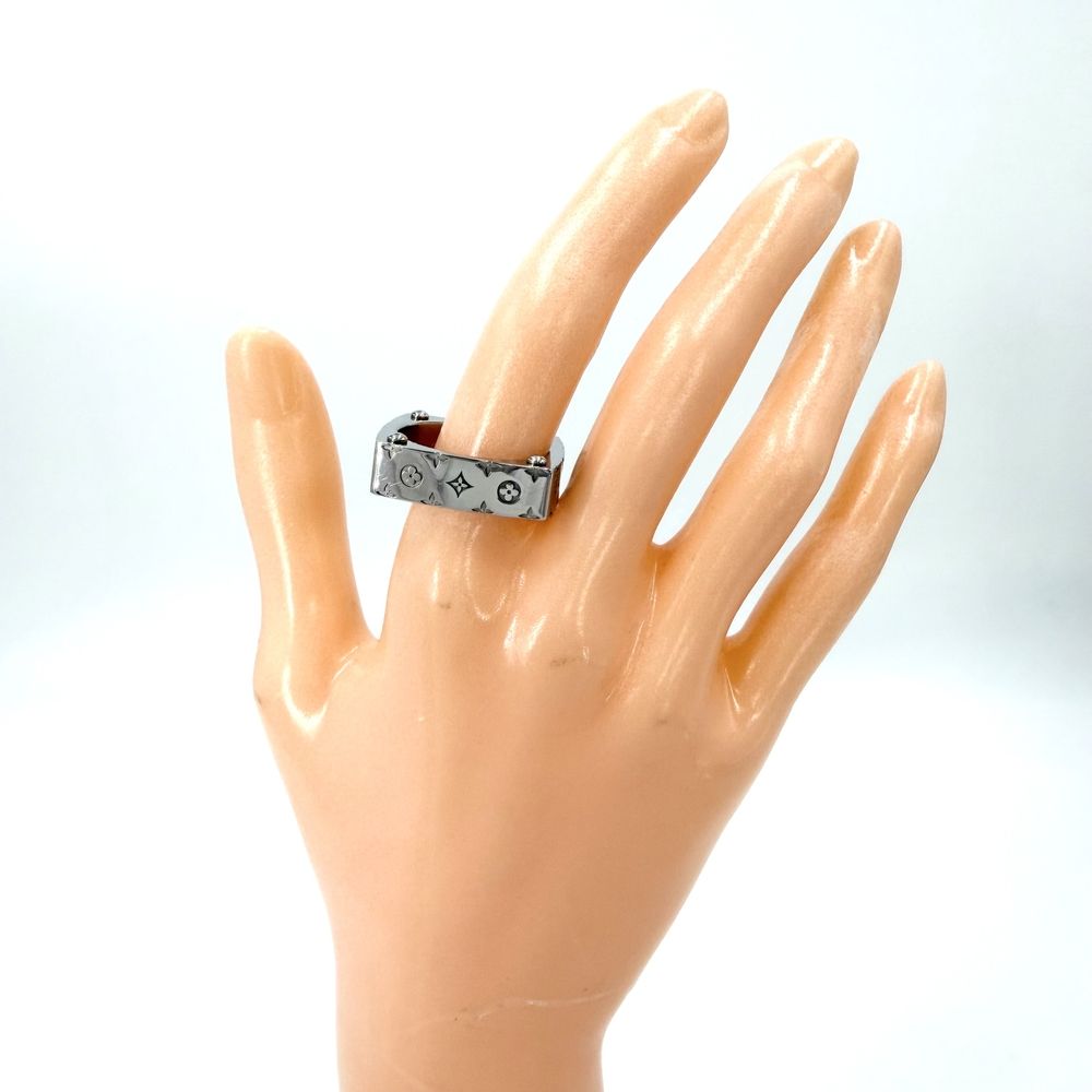 Louis Vuitton Ring Monogram Gold Silver — view 2