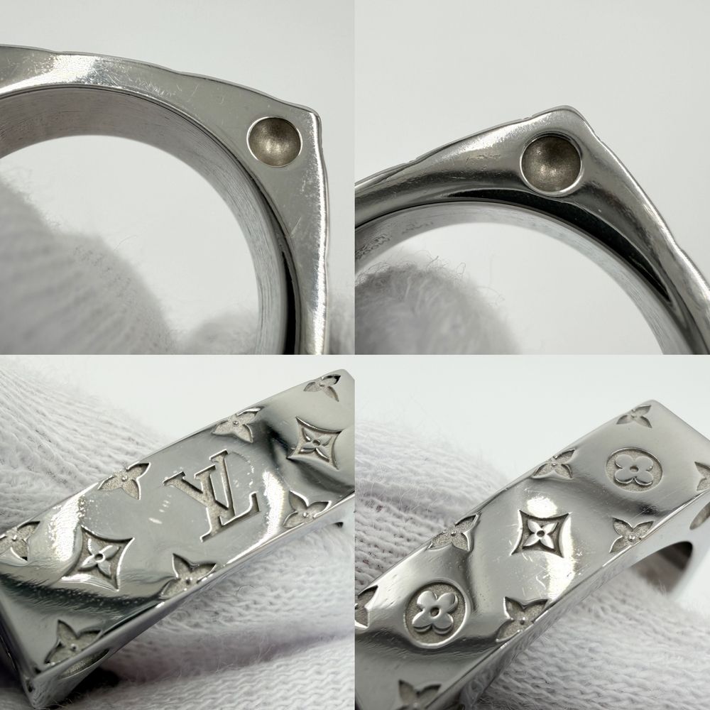 Louis Vuitton Ring Monogram Gold Silver — view 5