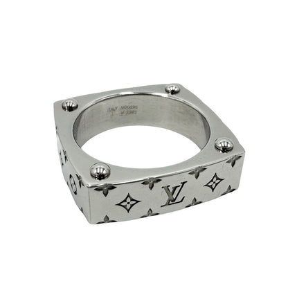Louis Vuitton Ring Monogram Gold Silver