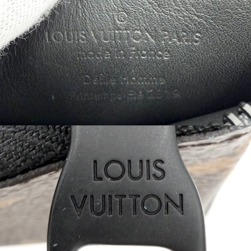 Louis Vuitton Key Case Monogram Pochette Cles Solar Ray Coin Purse Brown Orange — view 5