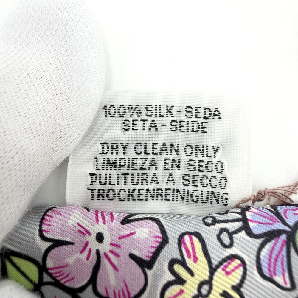 Hermes Scarf Twilly Mille Et Un Lapins Thousand and One Rabbit Items Silk Blue — view 5