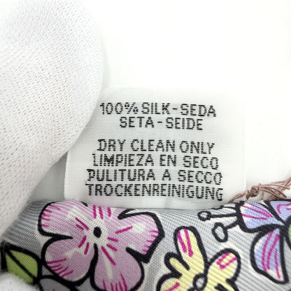 Hermes Scarf Twilly Mille Et Un Lapins Thousand and One Rabbit Items Silk Blue — view 5