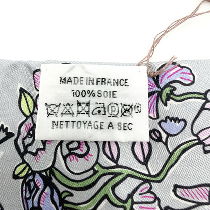 Hermes Scarf Twilly Mille Et Un Lapins Thousand and One Rabbit Items Silk Blue — view 4